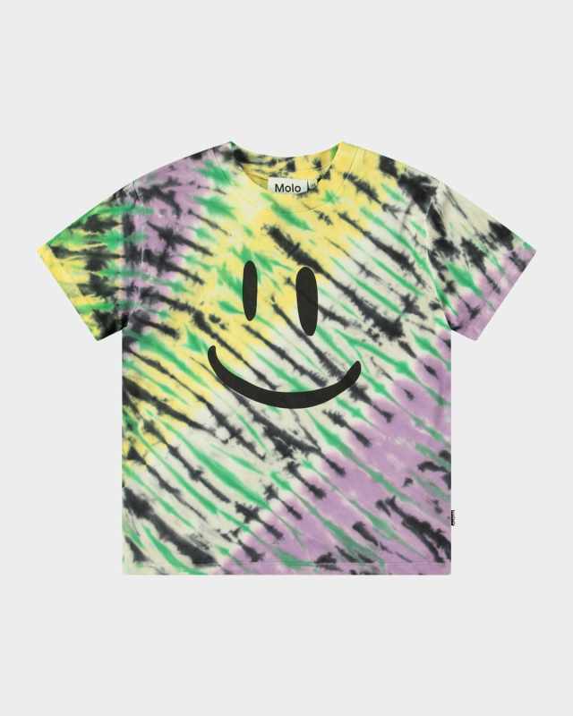 Boy's Roxo Happy Face Tie Dye T-Shirt, Size 4-6